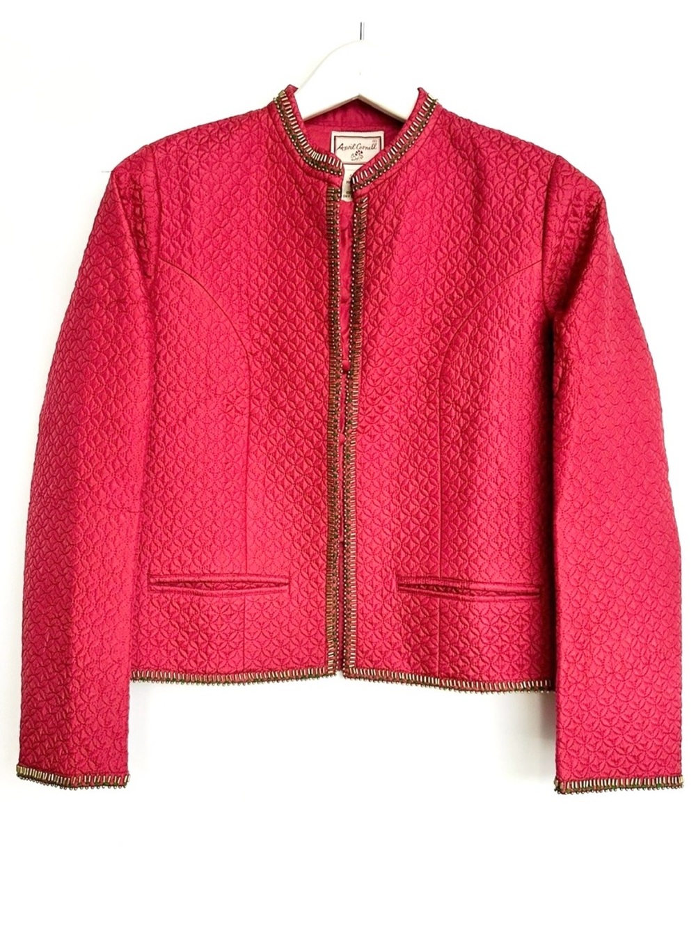 April Cornell SILK quilted jacket